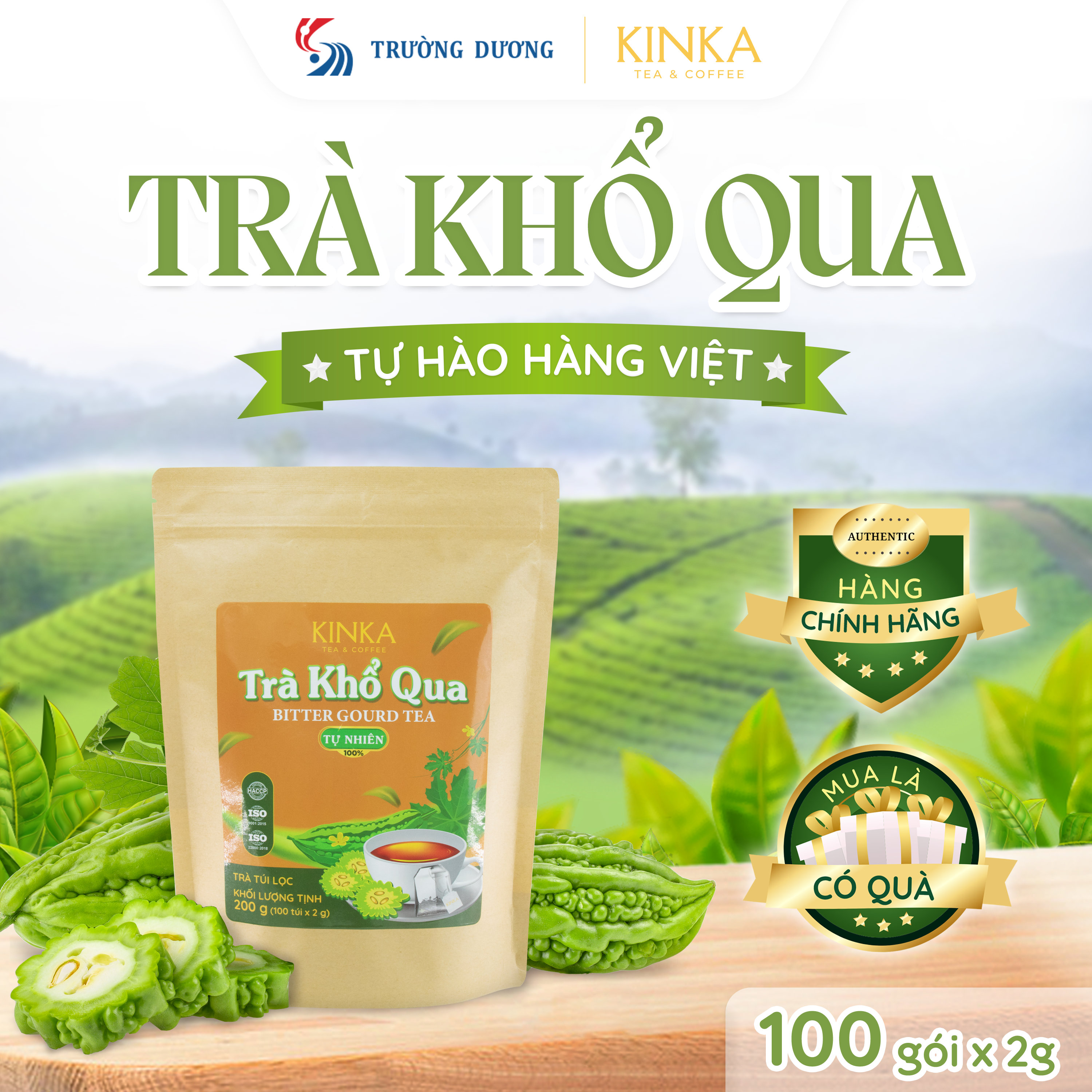 Trà Khổ Qua 200g (100 gói x 2g)