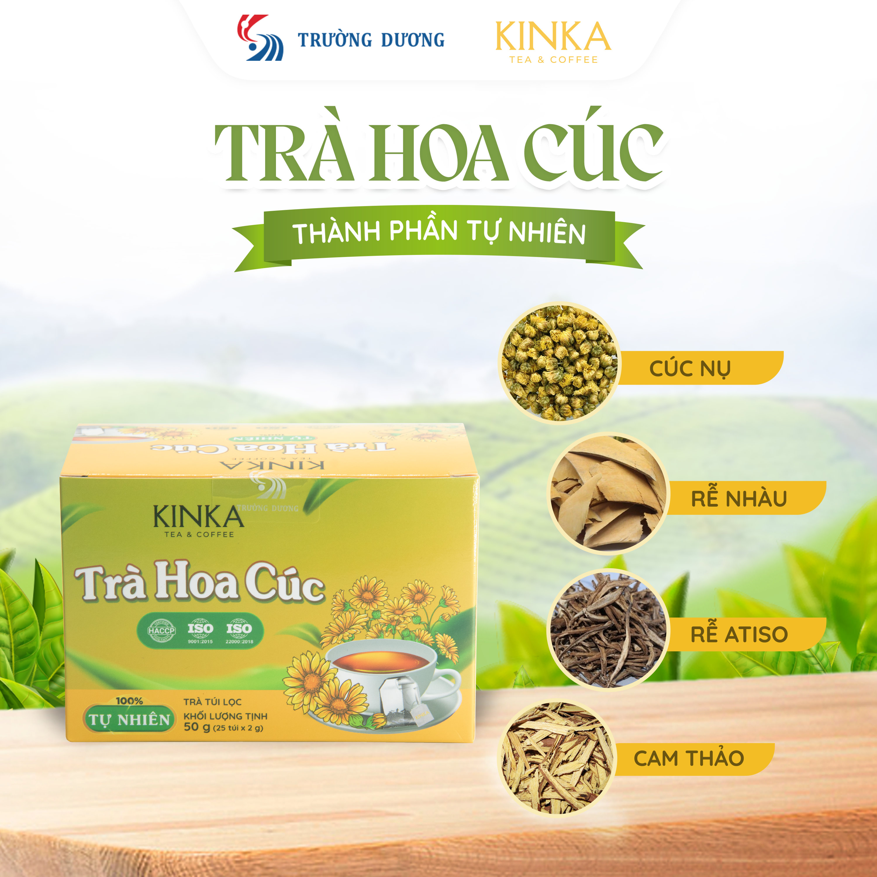 Trà Hoa Cúc 50g (25 gói x 2g)