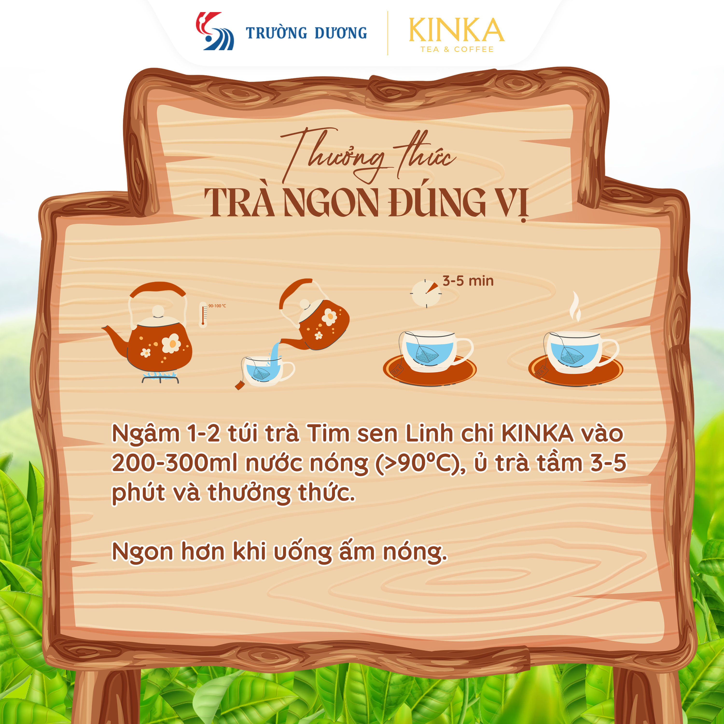 Trà Tim Sen Linh Chi 50g (25 gói x 2g)