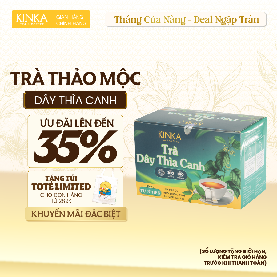 Trà Dây Thìa Canh 50g (25 gói x 2g)