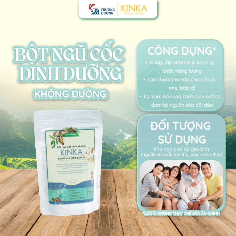 Bột ngũ cốc dinh dưỡng (không đường) 200g