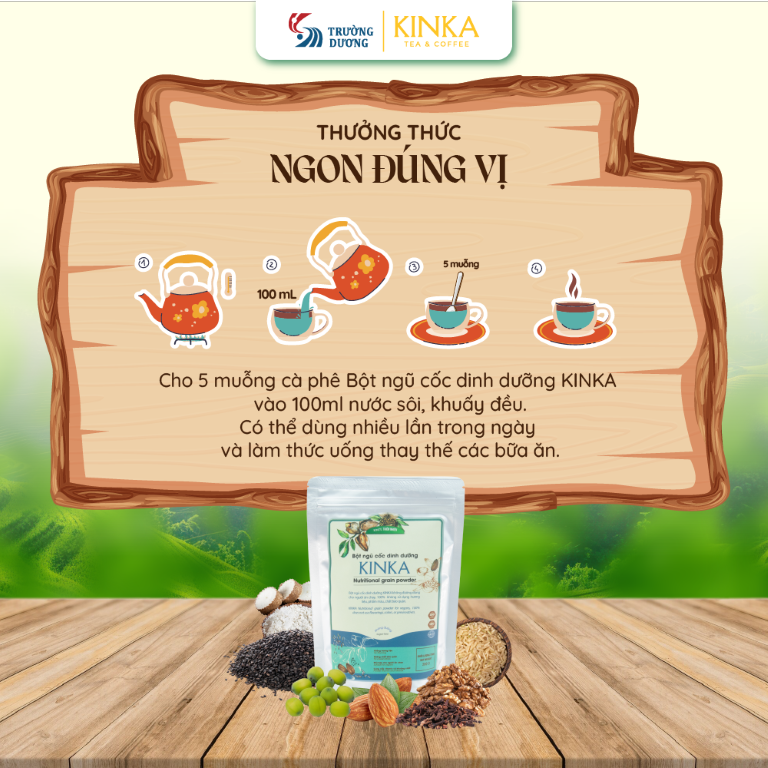Bột ngũ cốc dinh dưỡng (không đường) 200g