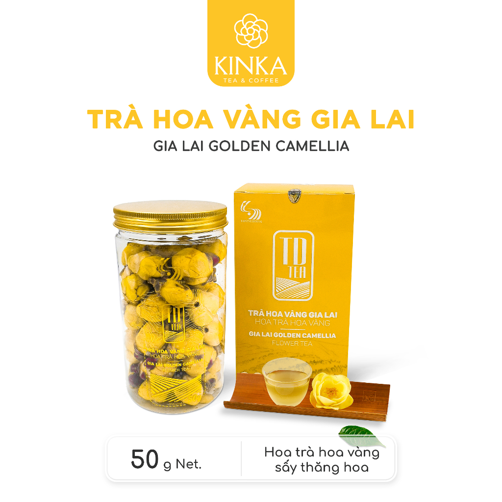 Hoa Trà Hoa Vàng Gia Lai - Golden Camellia