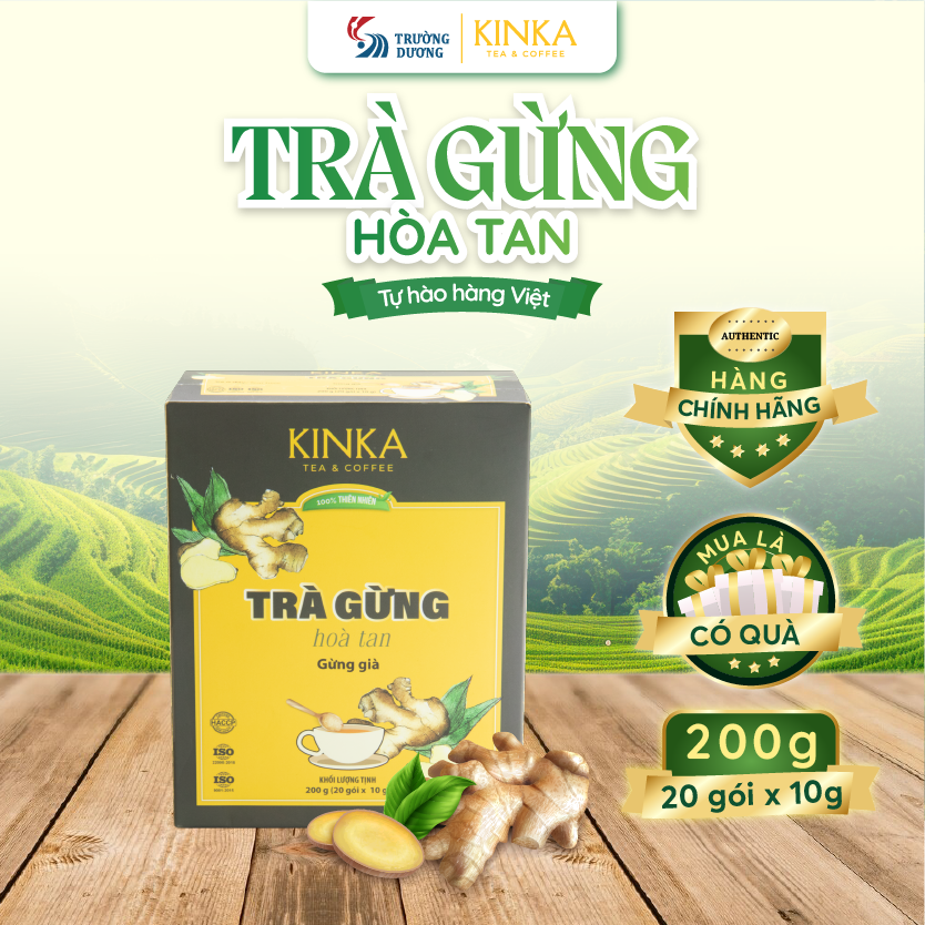 Trà gừng hoà tan 200g (20 gói x 10g)