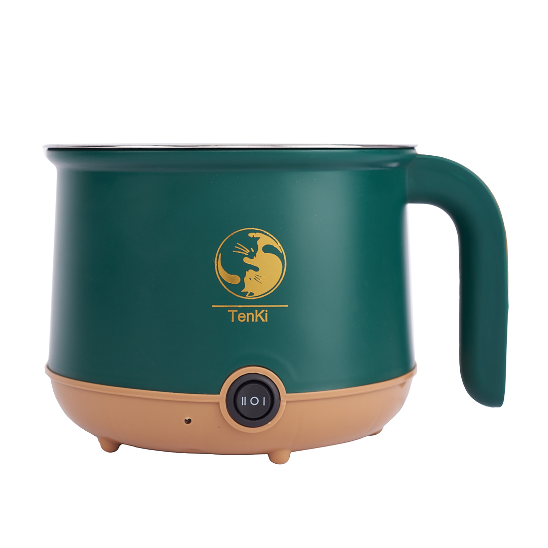 Nồi lẩu điện mini TenKi 2 tầng đa năng tặng xửng hấp inox bảo hành 12 tháng