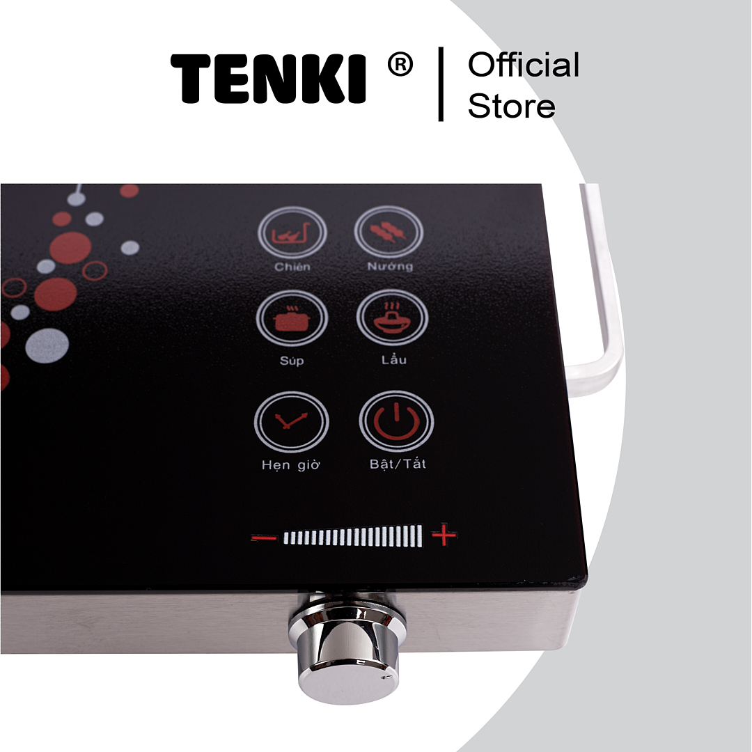 Bếp hồng ngoại cảm ứng Tenki mặt kính caremic siêu bền chịu nhiệt cao