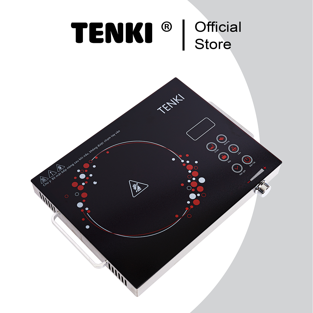 Bếp hồng ngoại cảm ứng Tenki mặt kính caremic siêu bền chịu nhiệt cao