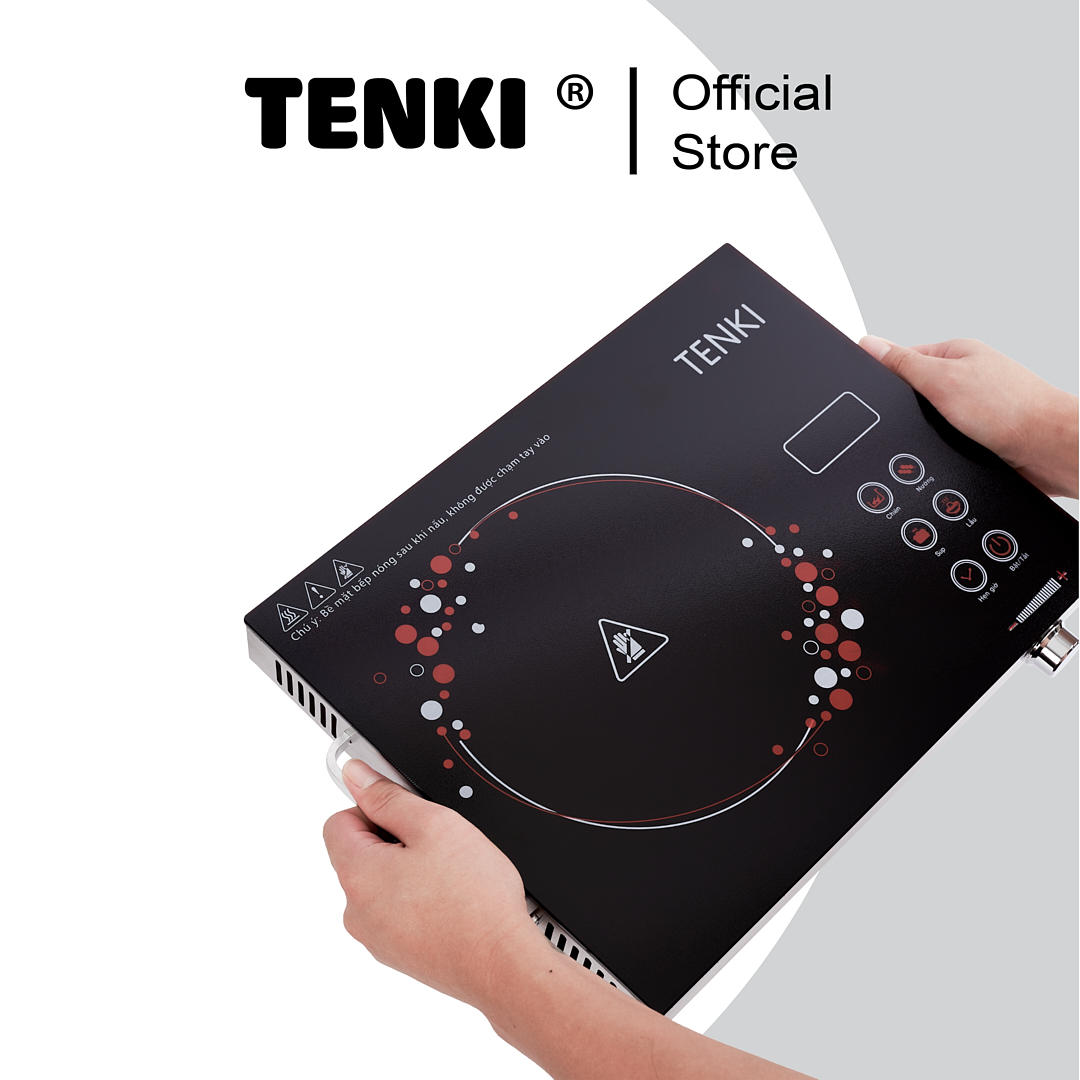 Bếp hồng ngoại cảm ứng Tenki mặt kính caremic siêu bền chịu nhiệt cao
