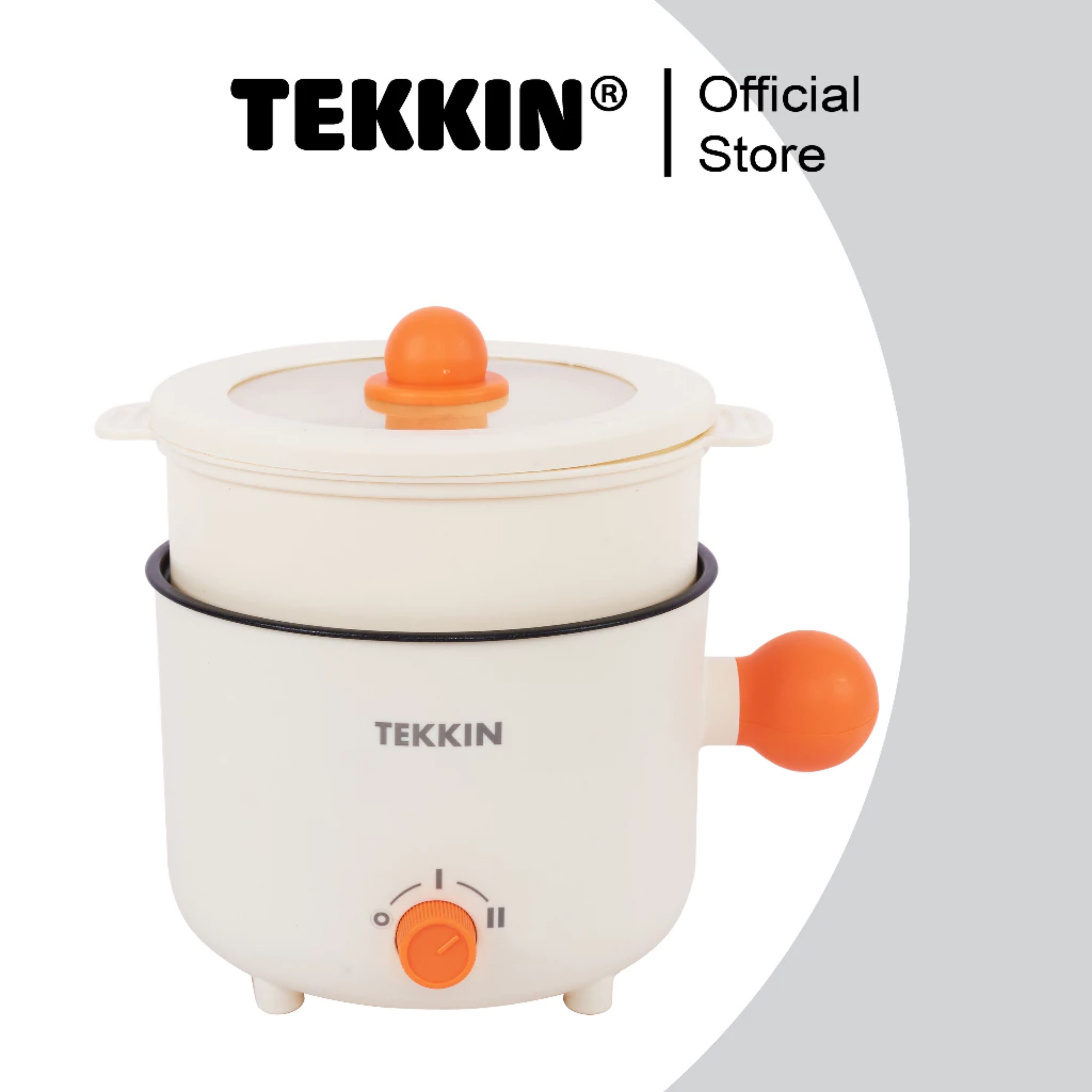Nồi lẩu điện TEKKIN TI-25A 1.8L chống dính chiên xào lẩu bảo hành 12 tháng