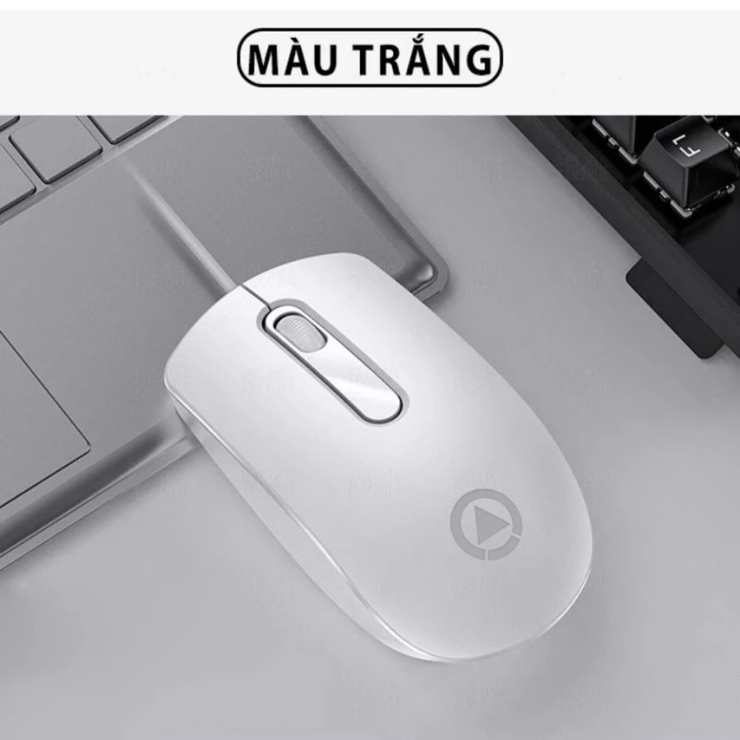 Chuột máy tính có dây TEKKIN G9 giá rẻ gaming văn phòng 1200DPI công thái học làm việc và chơi game cho pc laptop