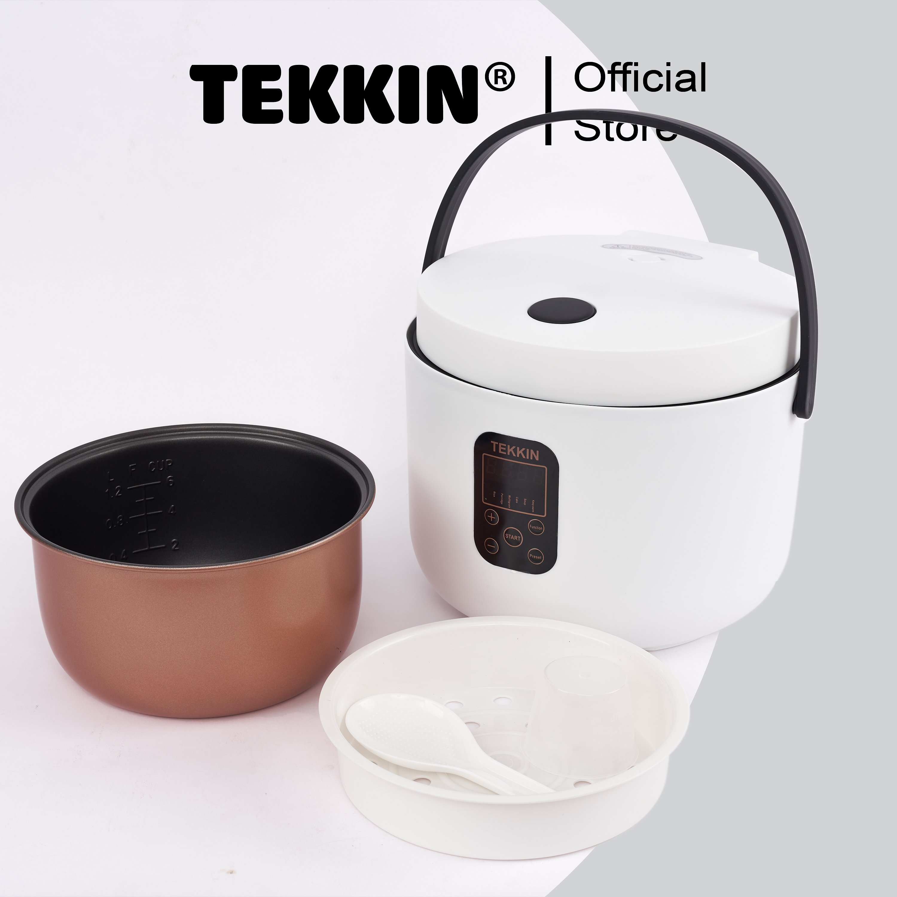 Nồi cơm điện tử TEKKIN TI-888 1.2L - Hàng chính hãng bảo hành 12 tháng
