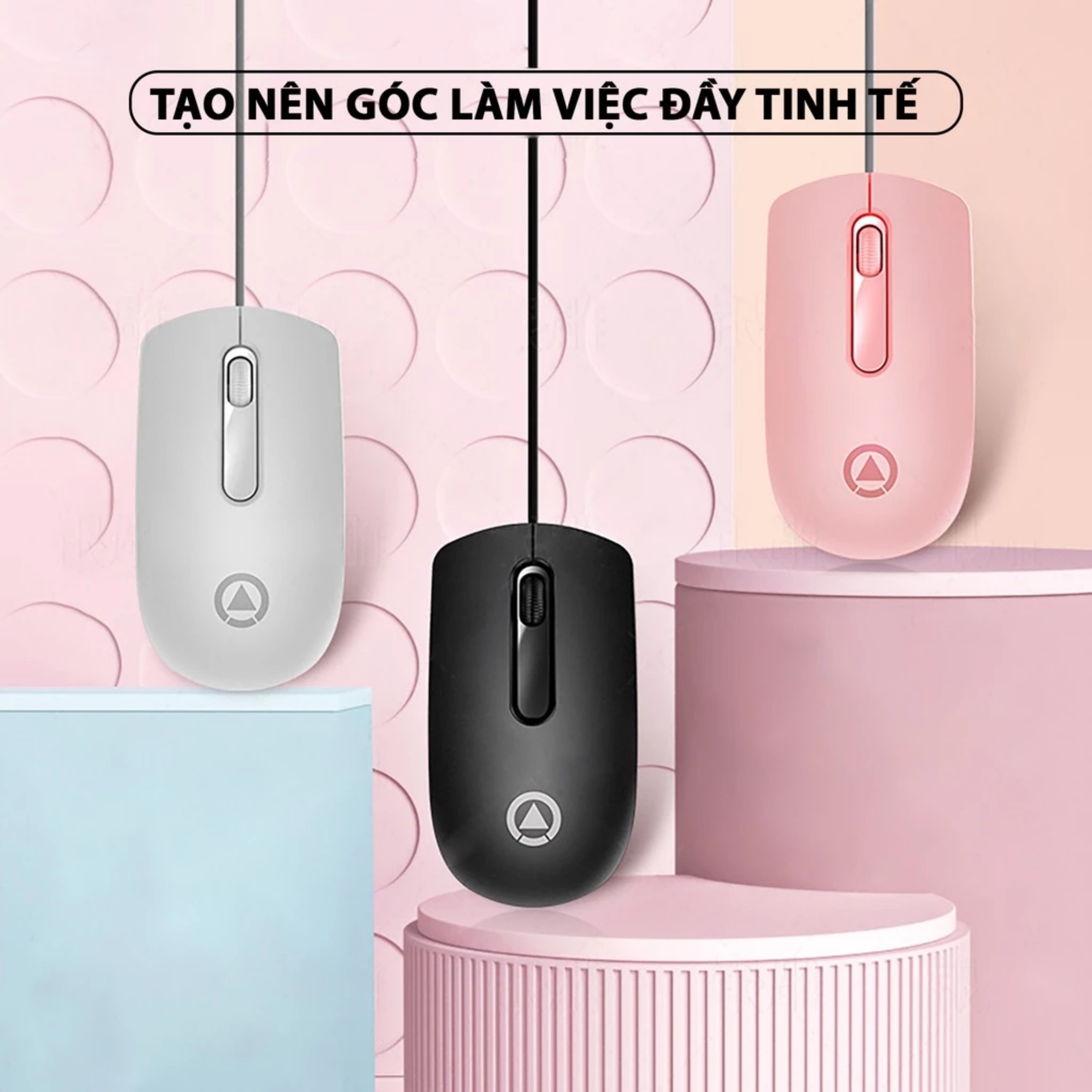 Chuột máy tính có dây TEKKIN G9 giá rẻ gaming văn phòng 1200DPI công thái học làm việc và chơi game cho pc laptop