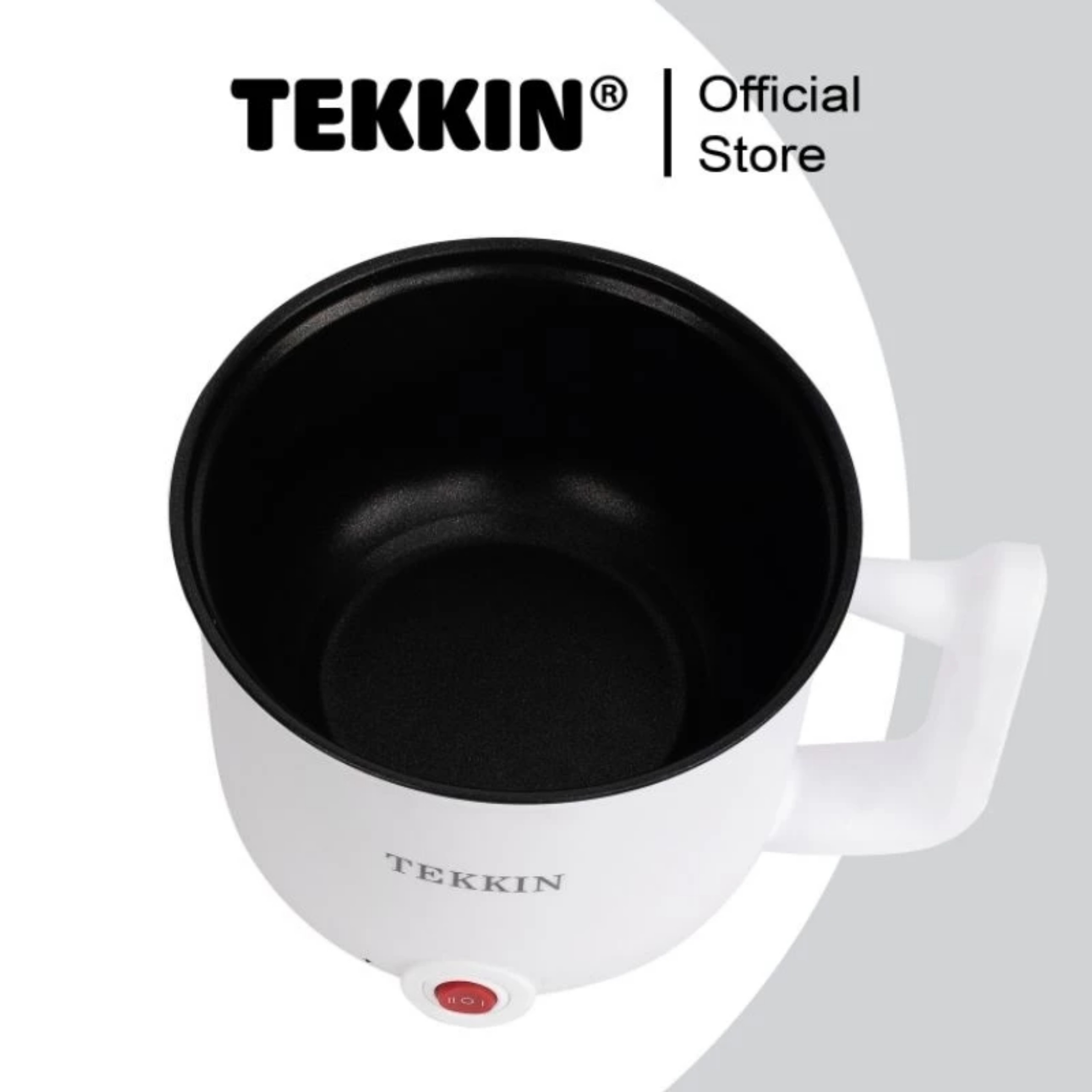 Nồi Lẩu Điện Mini Đa Năng 2 Tầng TEKKIN TI-28A 1.8L Lòng Nồi Chống Dính Lẩu Chiên Xào BH 12 Tháng