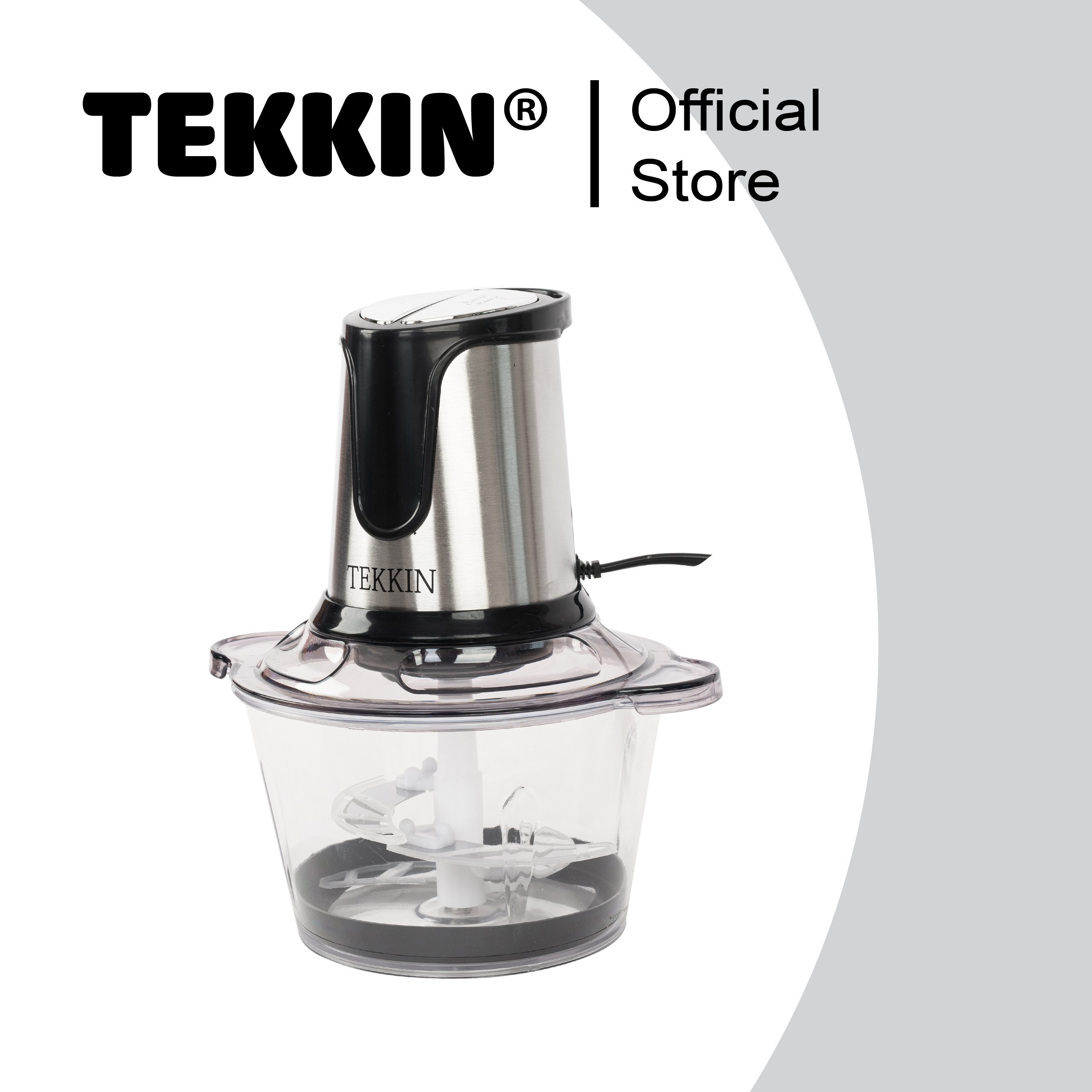 Máy xay thịt thực phẩm đa năng TEKKIN A6 công suất 300W, cối thủy tinh bảo hành 12 tháng