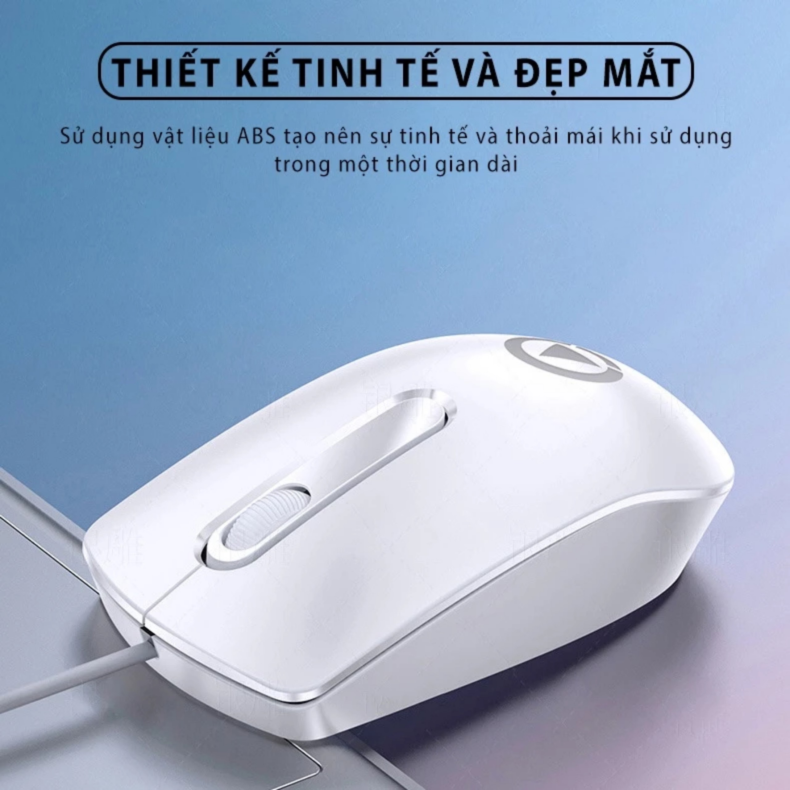 Chuột máy tính có dây TEKKIN G9 giá rẻ gaming văn phòng 1200DPI công thái học làm việc và chơi game cho pc laptop