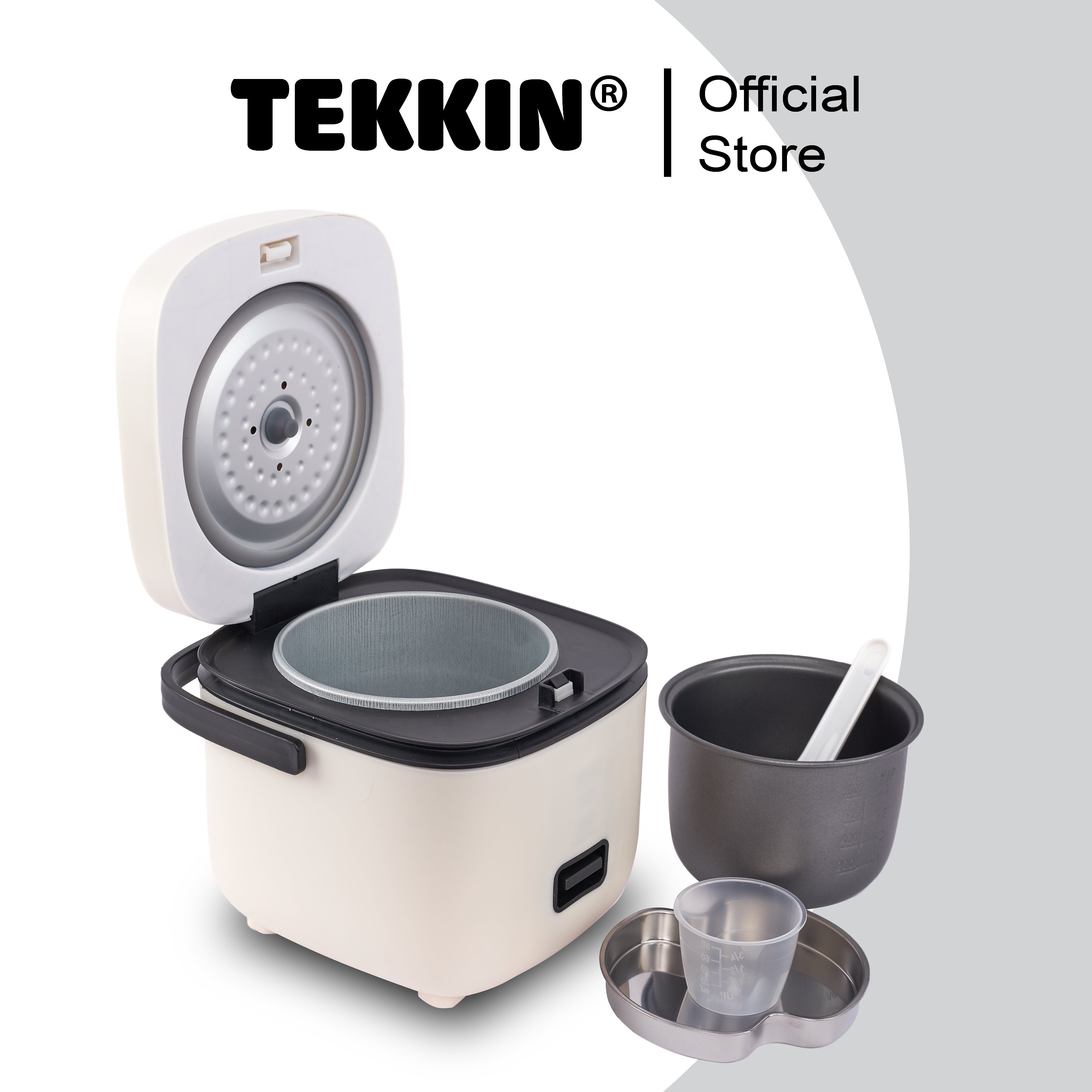 Nồi cơm điện TEKKIN TI-S30A dành cho 2 người ăn - Hàng chính hãng bh 12 tháng