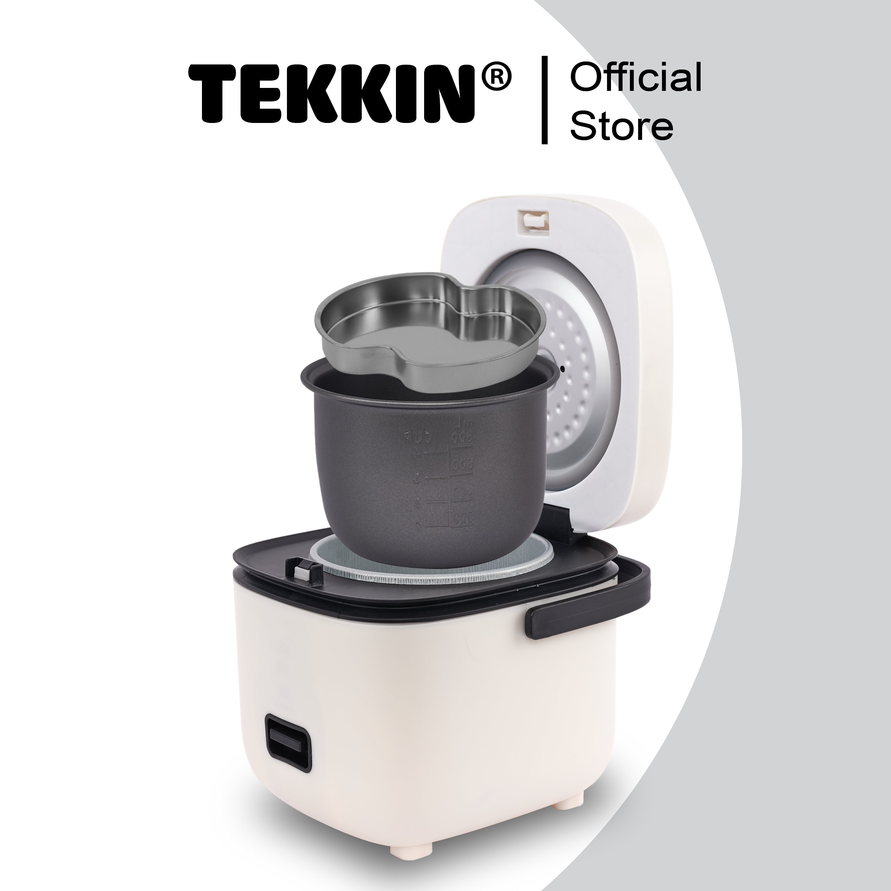 Nồi cơm điện TEKKIN TI-S30A dành cho 2 người ăn - Hàng chính hãng bh 12 tháng