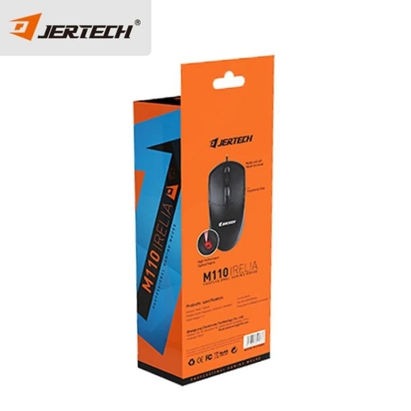 ￼Chuột máy tính có dây văn phòng gaming TEKKIN JERTECH M110 giá rẻ DPI 1600 chơi game cho laptop