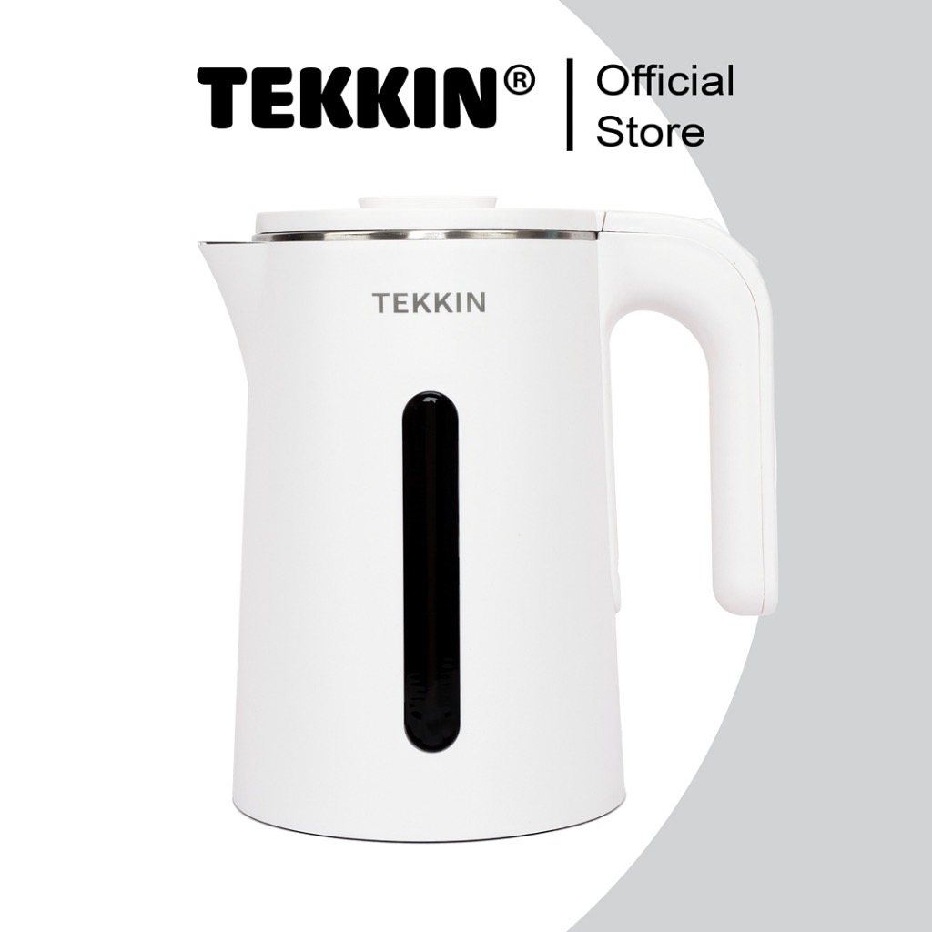 ￼Ấm Siêu Tốc Tự Ngắt INOX 304 Cao Cấp TEKKIN TI-2868 Dung Tích Lớn 2.3L (dung tích sử dụng 1.8L)