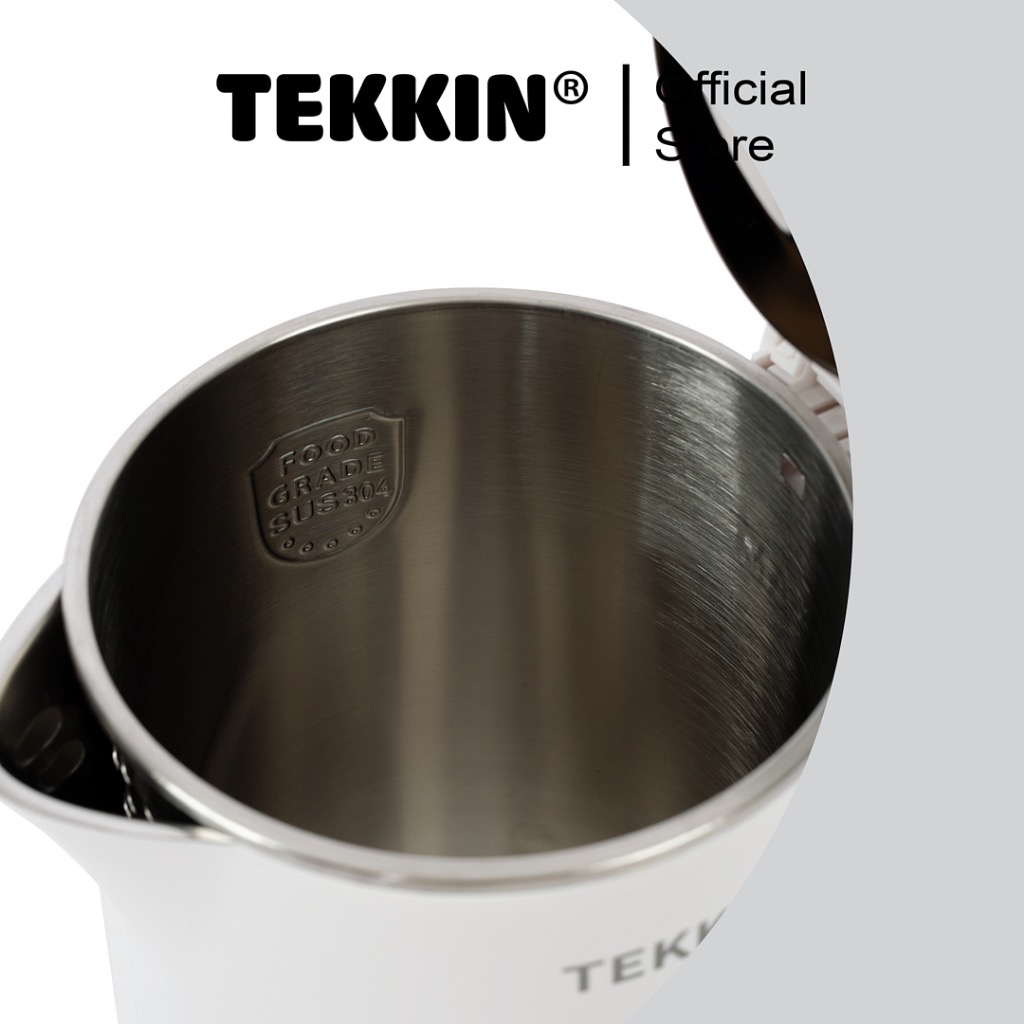 ￼Ấm Siêu Tốc Tự Ngắt INOX 304 Cao Cấp TEKKIN TI-2868 Dung Tích Lớn 2.3L (dung tích sử dụng 1.8L)