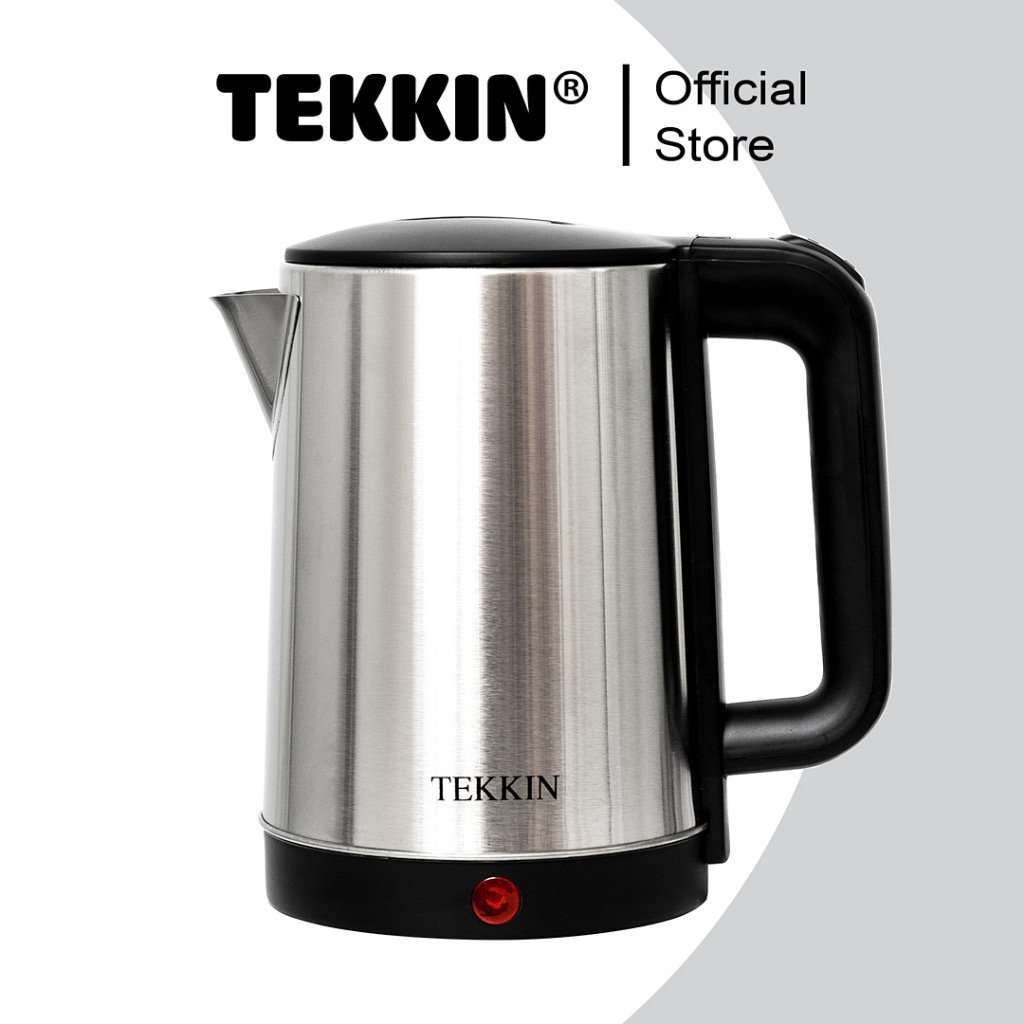￼Ấm Siêu Tốc Tự Ngắt INOX 304 Cao Cấp TEKKIN TI-2868 Dung Tích Lớn 2.3L (dung tích sử dụng 1.8L)
