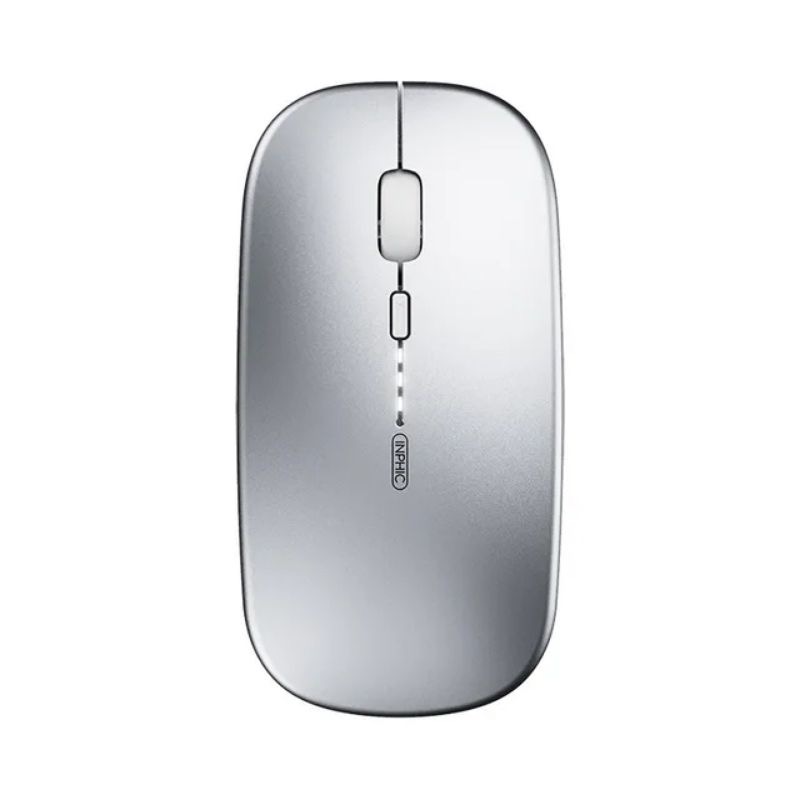 ￼Chuột Bluetooth không dây tự sạc pin TEKKIN INPHIC M1P ko tiếng click sạc 1 lần dùng 8 tuần cho máy tính