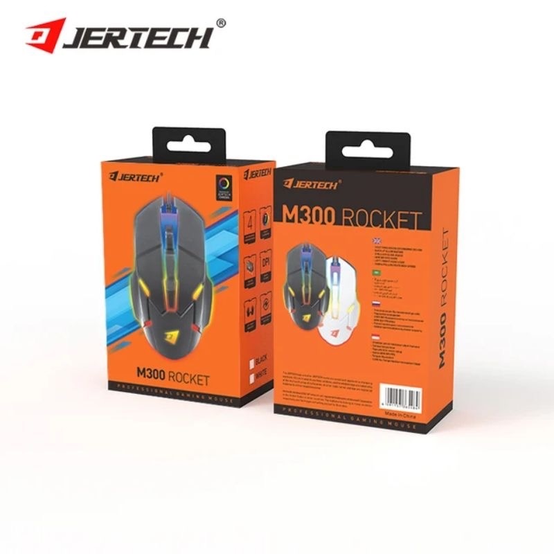 ￼Chuột chơi game TEKKIN JERTECH M300 DPI 1600 đèn led 7 màu cực đẹp