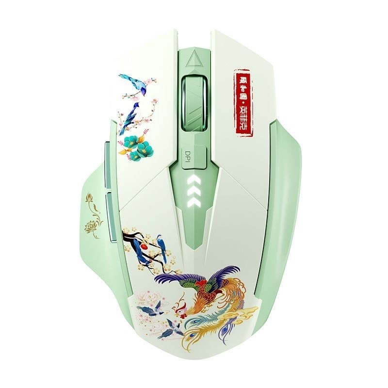 Chuột không dây bluetooth sạc pin TEKKIN A10 silent giới hạn gaming 6 nút bấm pin 3 tháng 1 lần sạc