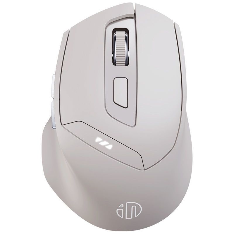 ￼Chuột không dây bluetooth 5.0 sạc pin TEKKIN INPHIC DR6 tắt âm silent 6 nút bấm đèn led báo pin công thái học