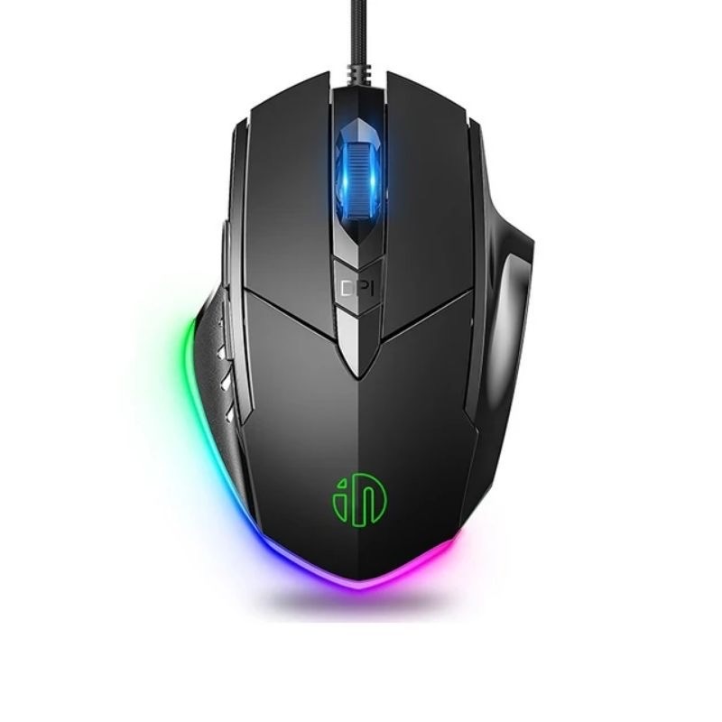 Chuột máy tính gaming TEKKIN W1 PRO 7200 DPI bản có dây tắt âm silent Led RGB - Chính hãng