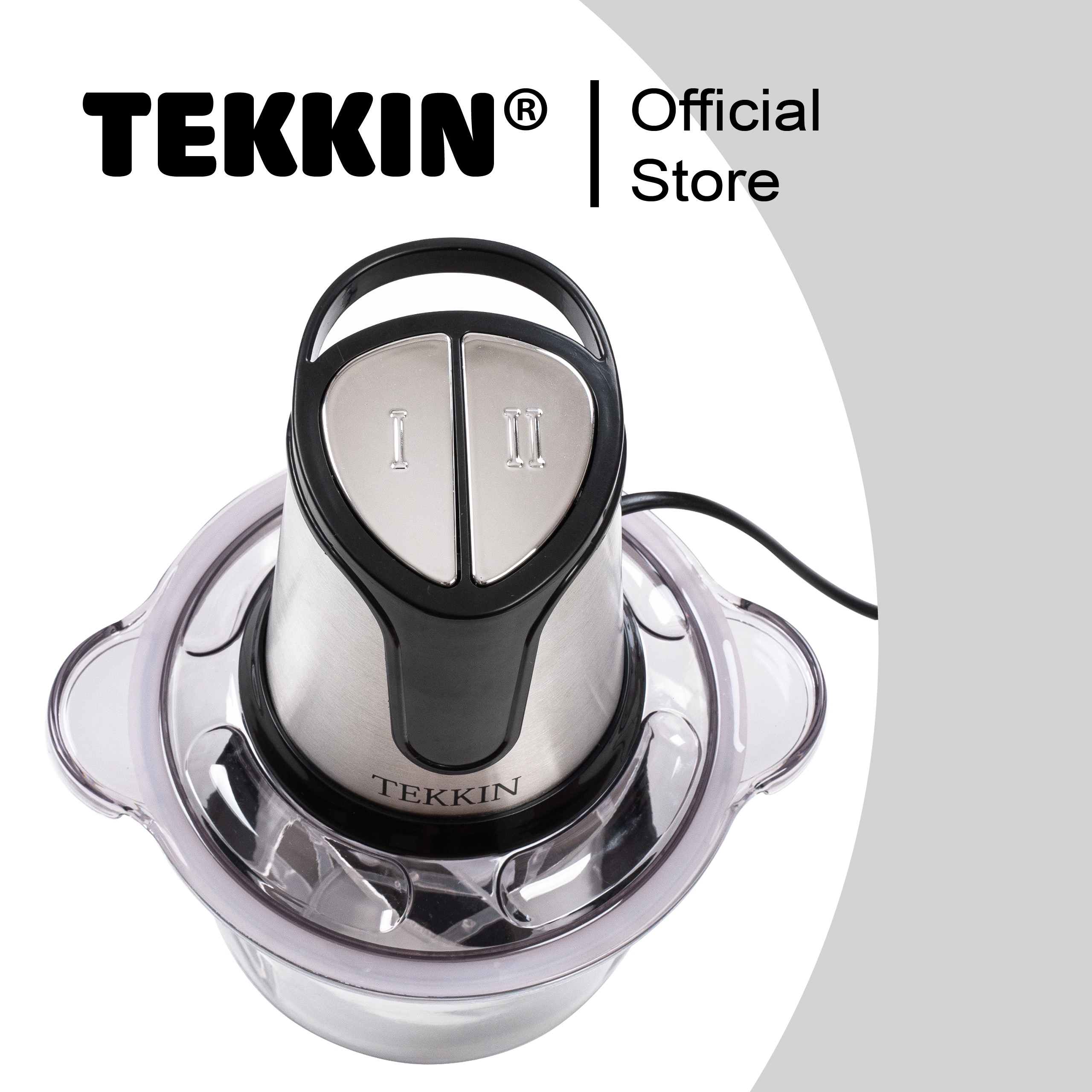 Máy xay thịt thực phẩm đa năng TEKKIN A6 công suất 300W, cối thủy tinh bảo hành 12 tháng