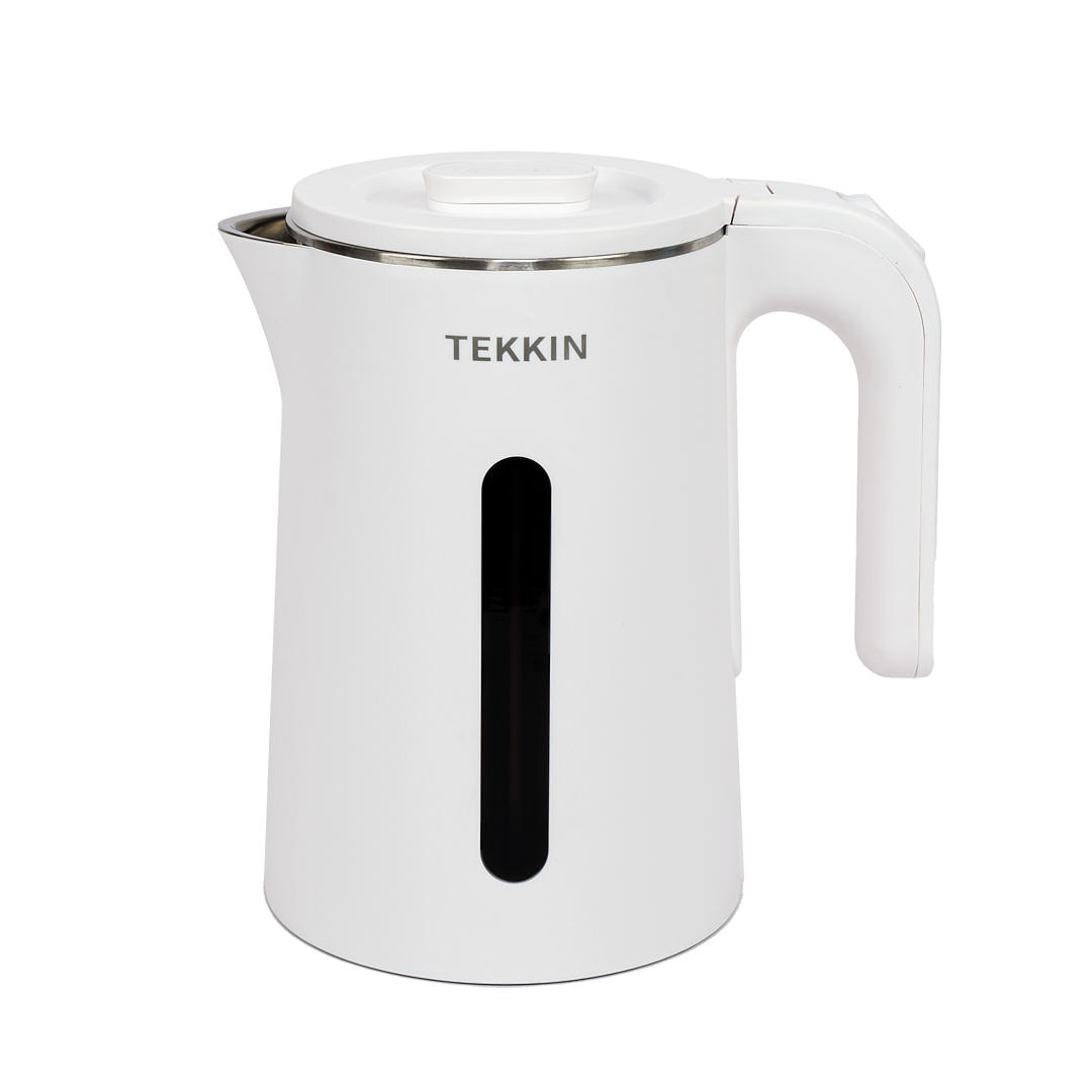 Ấm Siêu Tốc Tự Ngắt INOX 304 Cao Cấp TEKKIN TI-2868 2 Lớp Cách Nhiệt Dung Tích Lớn 2.3L (dung tích sử dụng 1.8L)