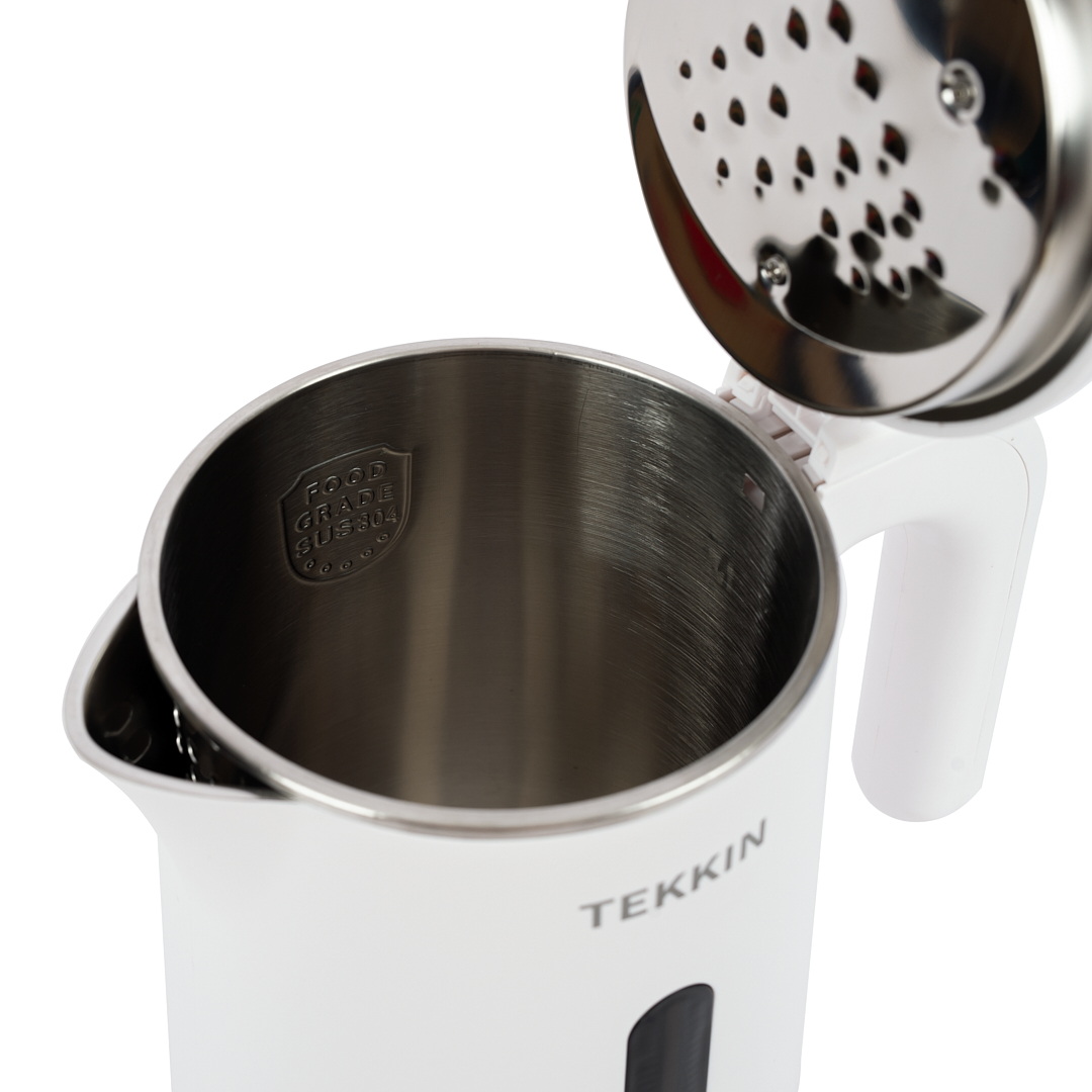 Ấm Siêu Tốc Tự Ngắt INOX 304 Cao Cấp TEKKIN TI-2868 2 Lớp Cách Nhiệt Dung Tích Lớn 2.3L (dung tích sử dụng 1.8L)
