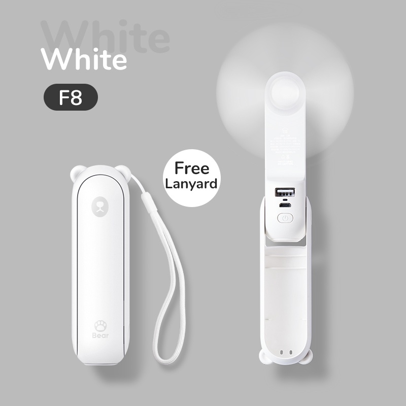 Quạt cầm tay mini TEKKIN TI-215 kiêm sạc dự phòng đèn pin 2000mAh 3 IN 1
