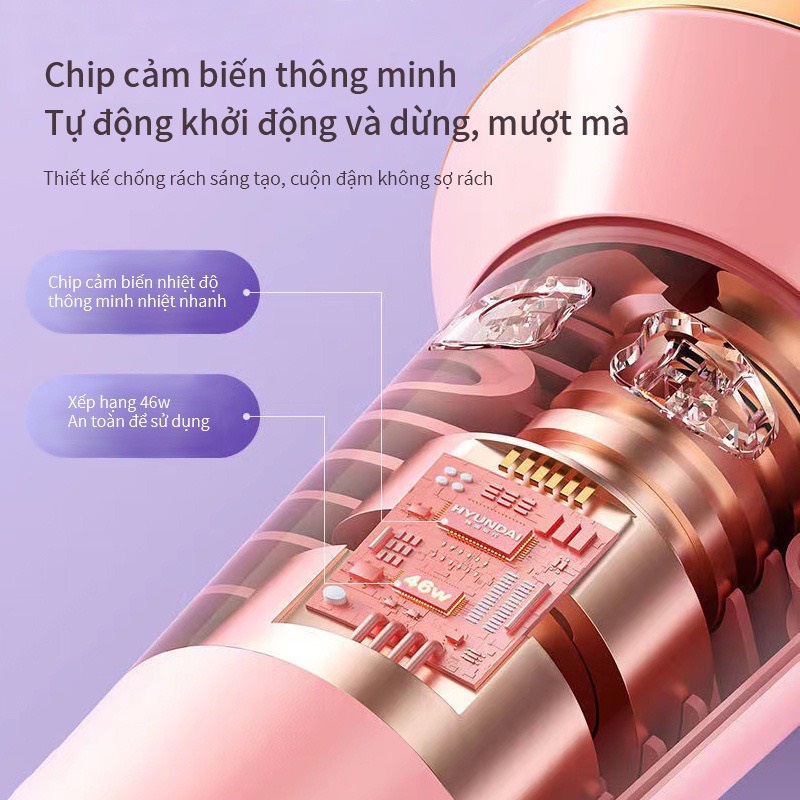 Máy uốn tóc TEKKIN TI-915 tự động chất liệu gốm sứ chính hãng đường kính 28m