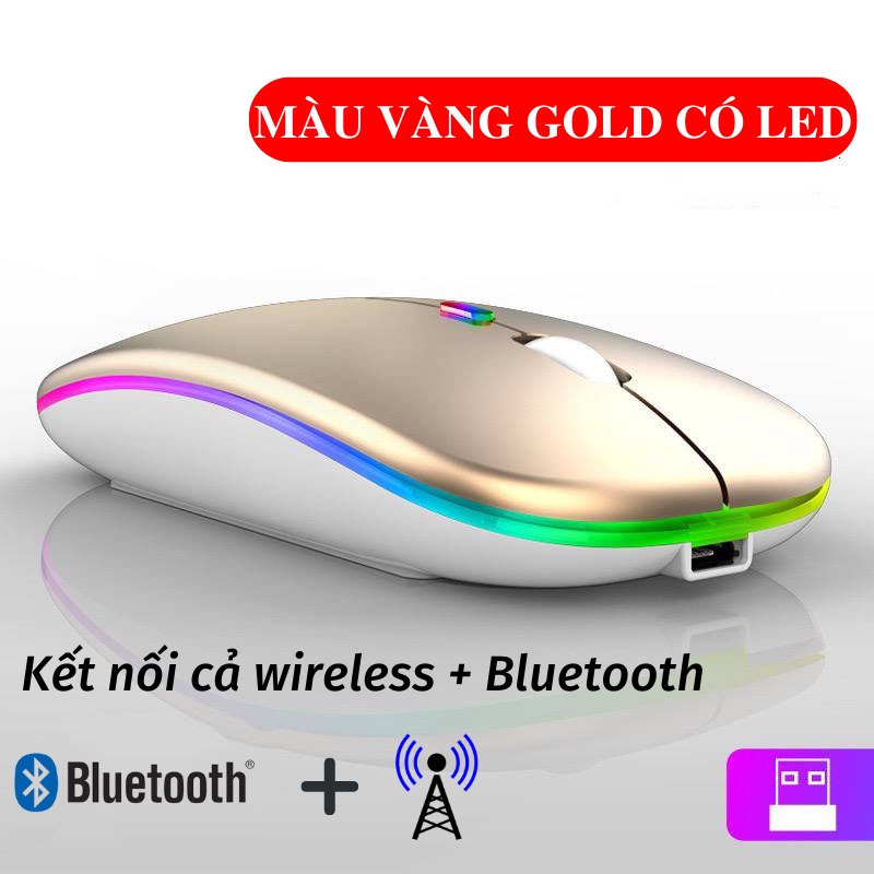 Chuột BLUETOOTH Máy Tính TEKKIN Kết Nối Tín Hiệu Trong Phạm Vi 10m Click Không Gây Tiếng Ồn TEKKIN A10