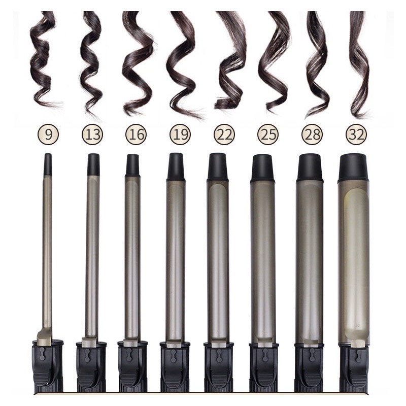 Máy uốn tóc làm xoăn xoay 360 bảo hành 12 tháng