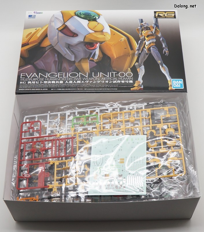 Hộp Mô hình RG Eva 1/144 Evangelion 00 Unit-00 