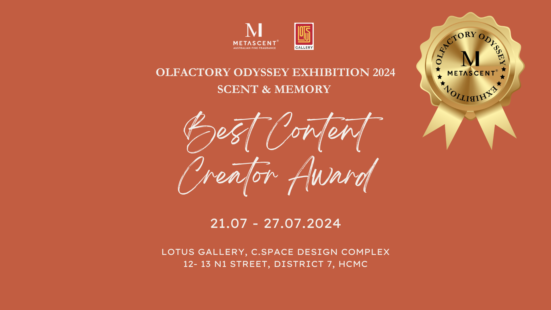 Giải Thưởng Vinh Danh Nhà Sáng Tạo Nội Dung Tại Olfactory Odyssey Exhibition 2024 Giải Thưởng Vinh Danh Nhà Sáng Tạo Nội Dung Tại Olfactory Odyssey Exhibition 2024