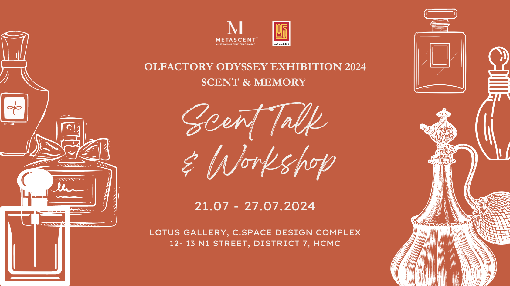 Lịch Trình Scent Talk và Workshop Tại Olfactory Odyssey Exhibition 2024 Lịch Trình Scent Talk và Workshop Tại Olfactory Odyssey Exhibition 2024