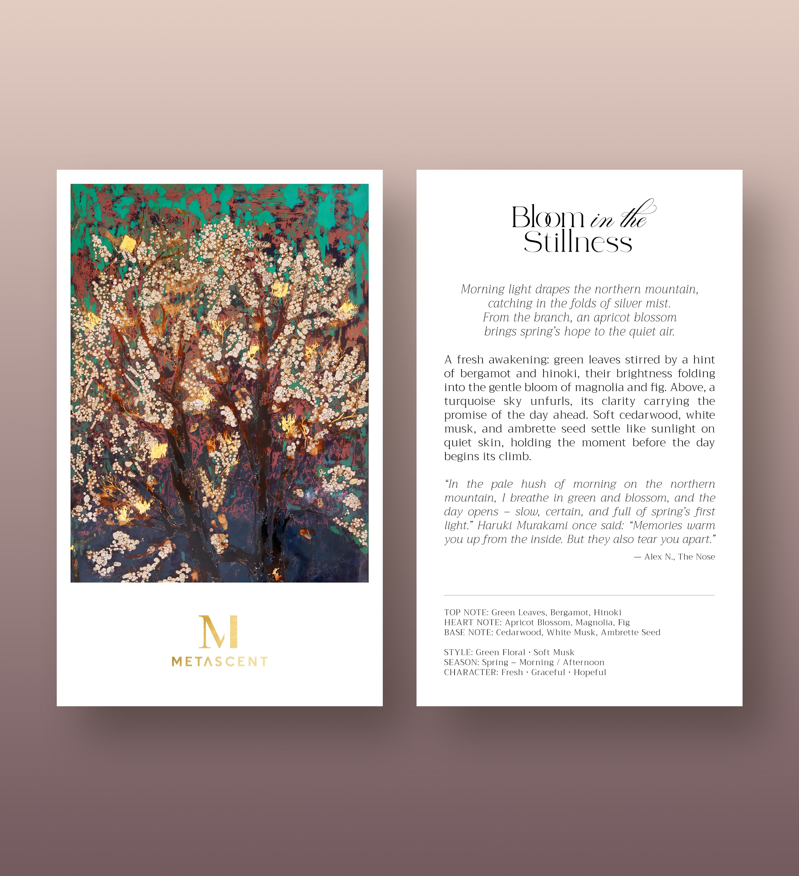 BLOOM IN THE STILLNESS