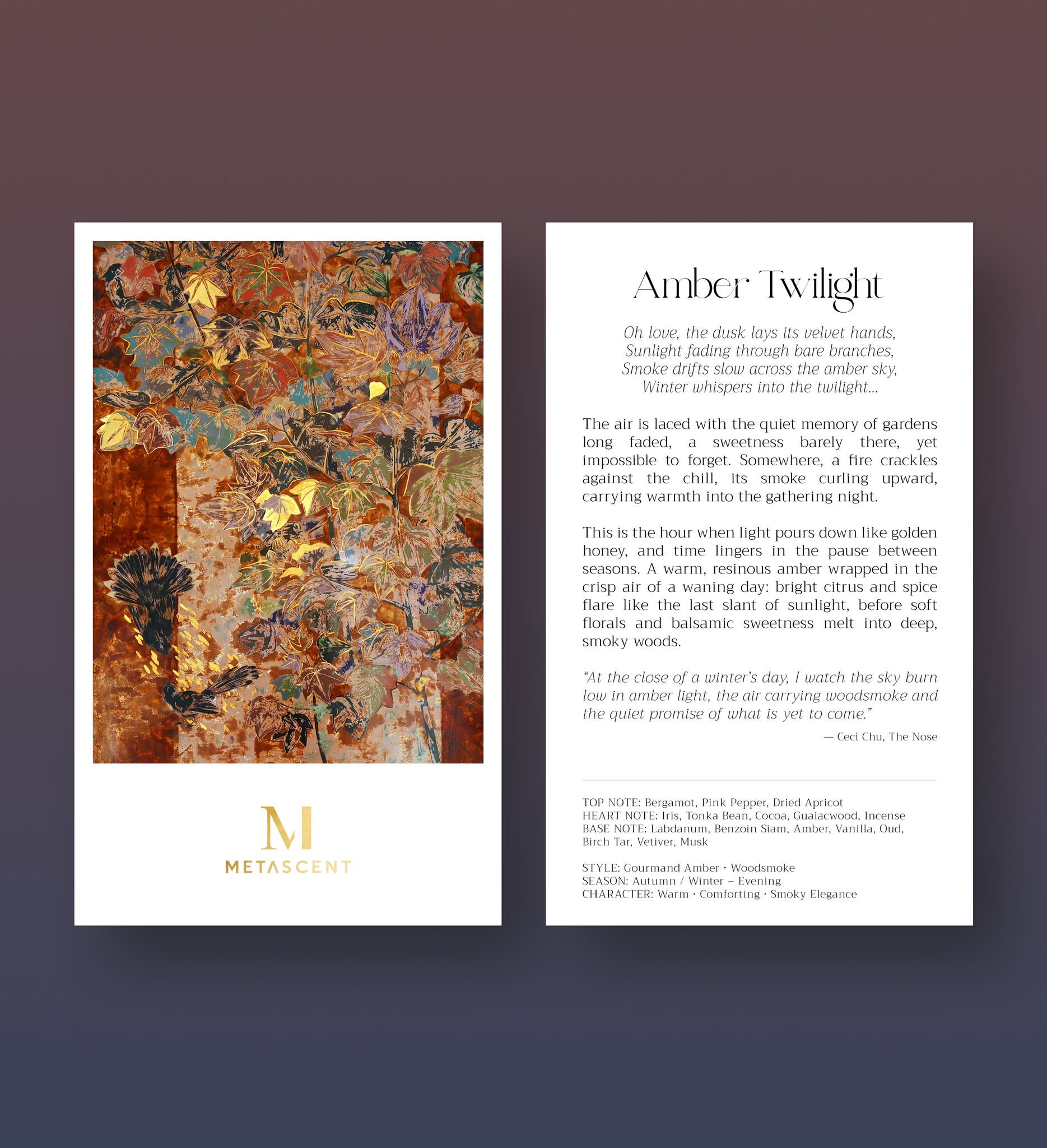 AMBER TWILIGHT