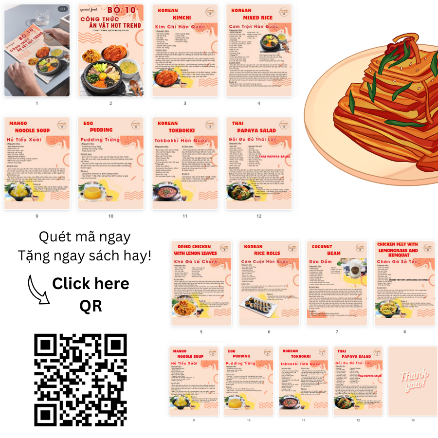 EBOOK QUÀ TẶNG KHÁCH HÀNG THÂN THIẾT - EBOOK 10 CÔNG THỨC ĐỒ ĂN VẶT