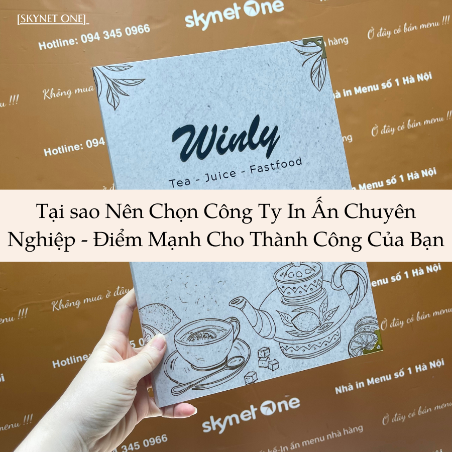 Tại sao Nên Chọn Công Ty In Ấn Chuyên Nghiệp ?