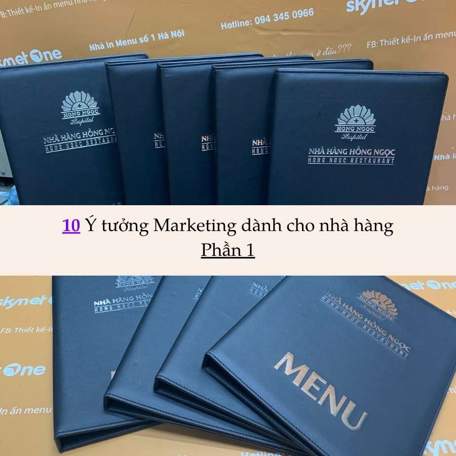 10 Ý tưởng Marketing dành cho nhà hàng Phần 1