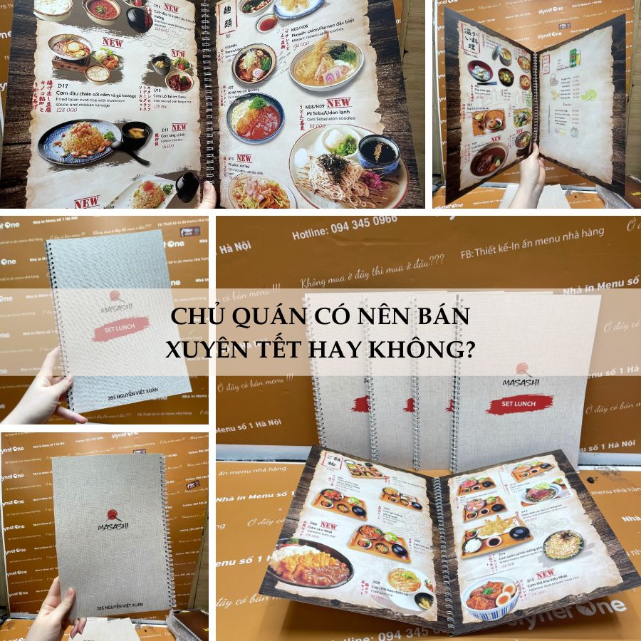 Chủ quán có dự định bán xuyên Tết không? 