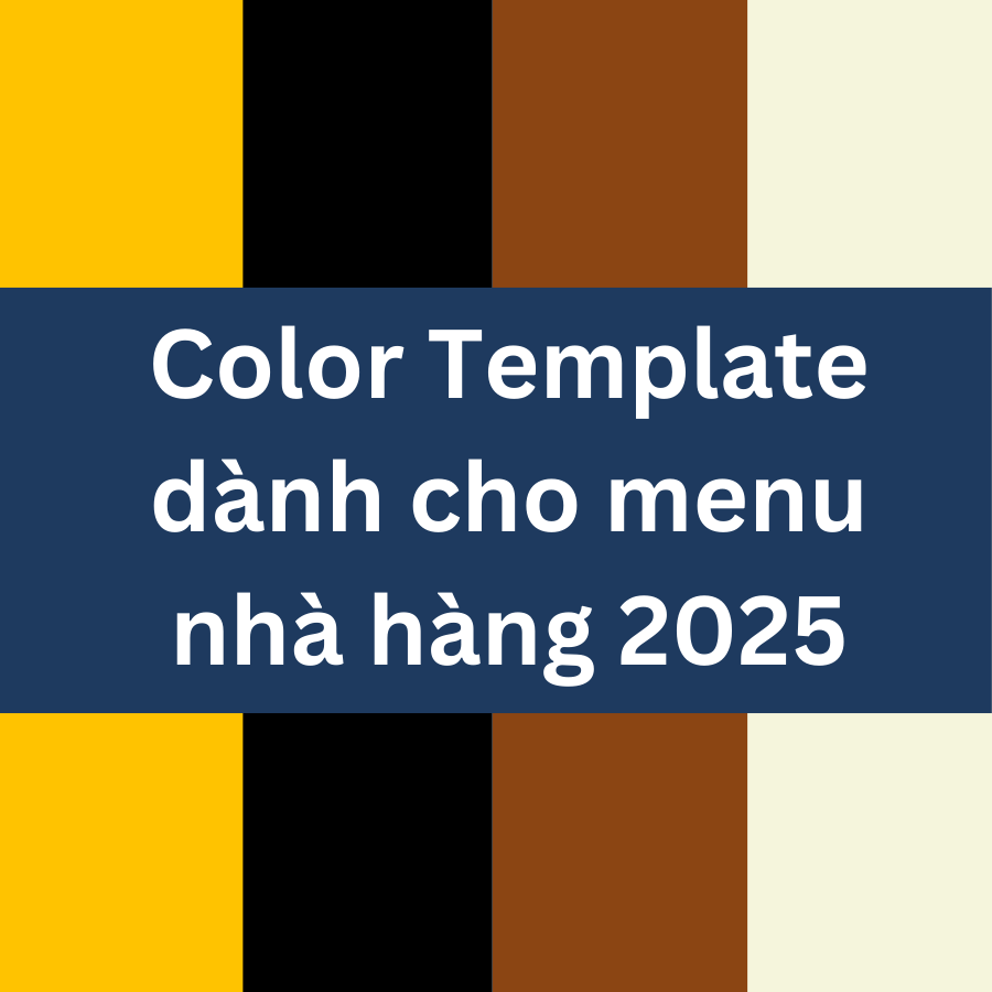 8 mẫu Color Template dành cho menu nhà hàng