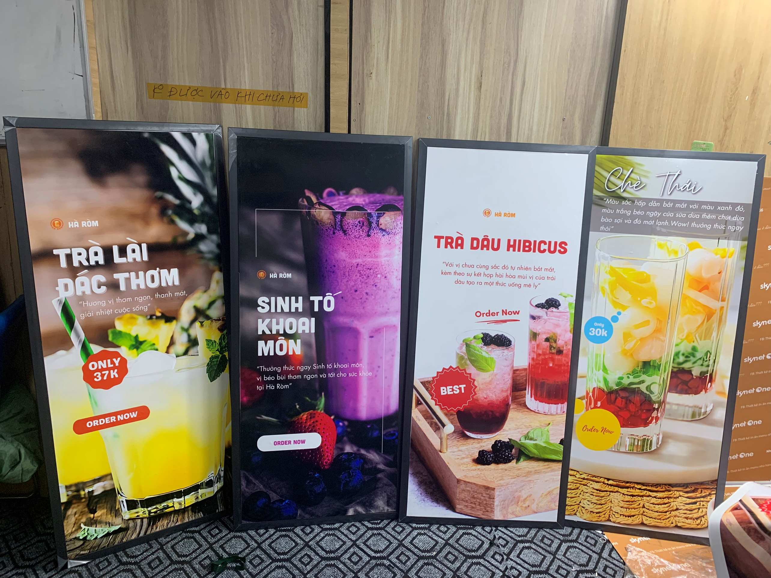 MENU TREO TƯỜNG