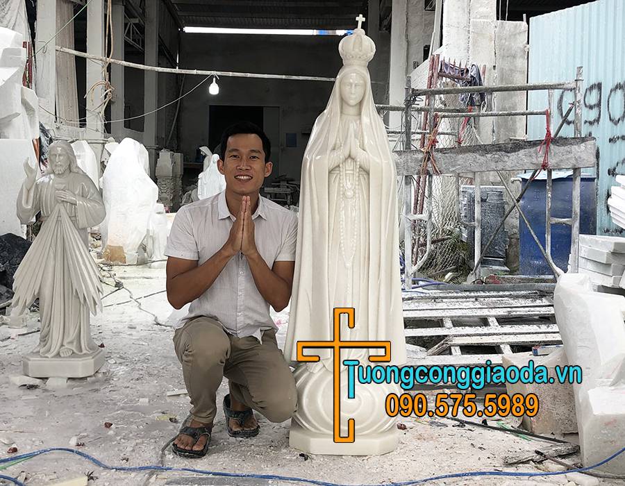 Tượng Đức Mẹ Fatima Đá Đẹp Nhất Tại Đồng Nai
