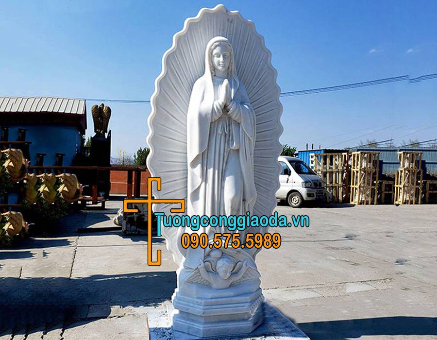 Tượng Đức Mẹ Lên Trời Đá Đẹp Nhất Đà Nẵng